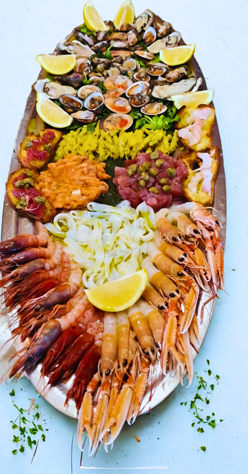 Delizie di mare crudo